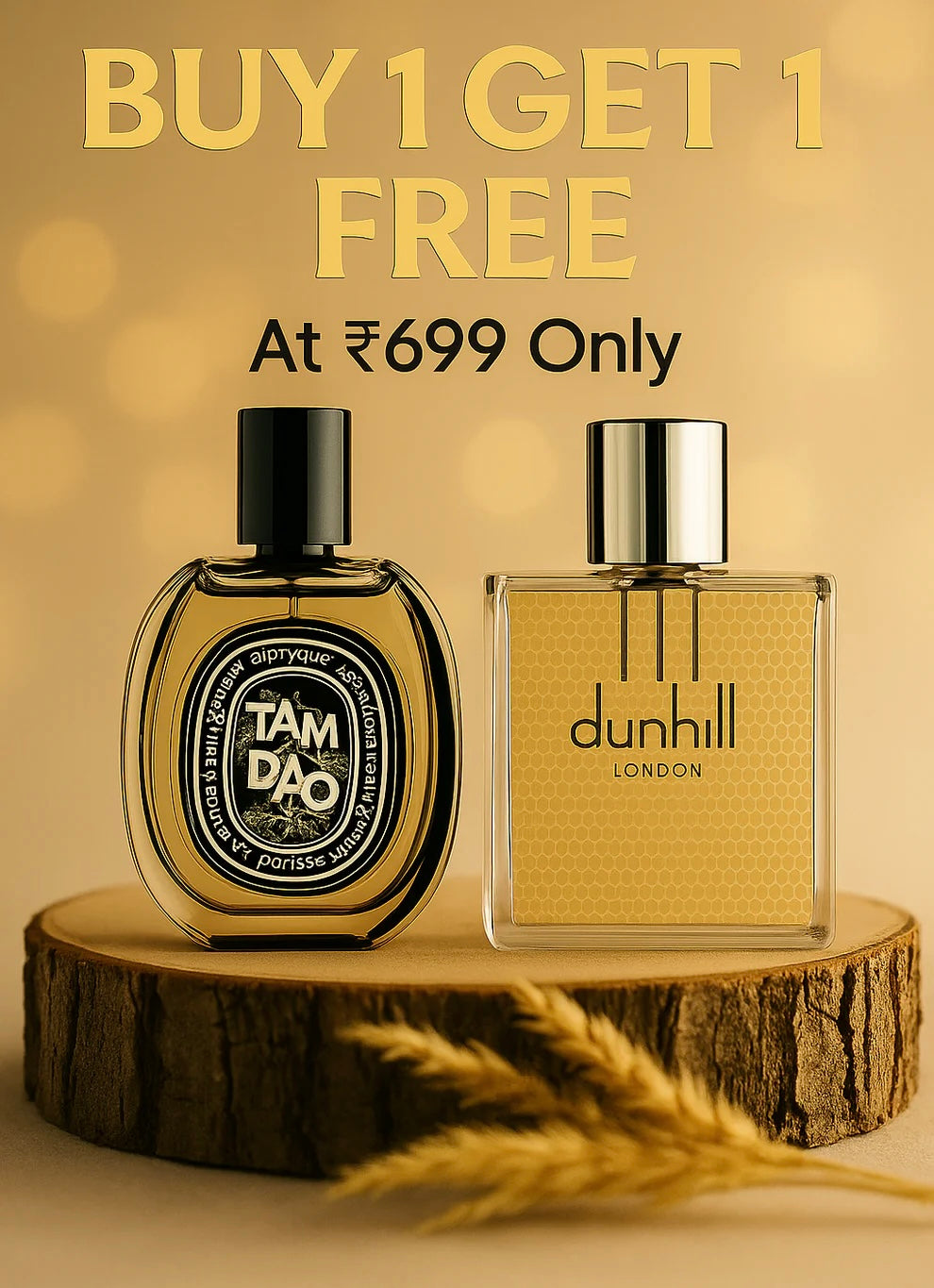 Dullhin London and Diptiqu Luxurious Perfume 🔥SRK (Pack of 2)