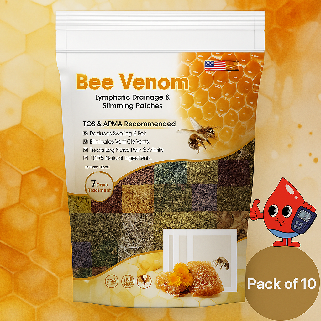 Vee Vesom Lymphatic Daiamage & Sliming Patches (10 Patches)