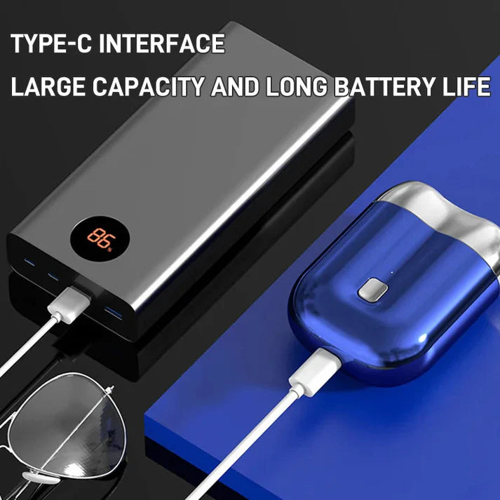 🔥2025 Hot Sale🔥 Mini Double Head Electric Shaver